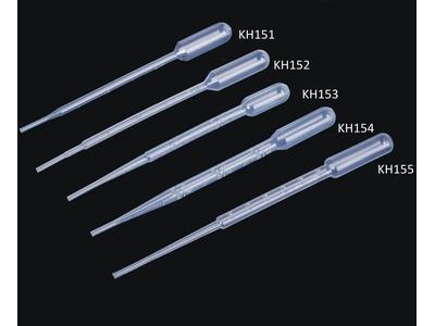 Produttore di Pipette Pasteur in Plastica Usa e Getta da 1ml, 2ml e 3ml con Graduazione e Sterilizzazione Individuale