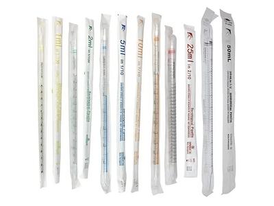 Produttore di Pipette Serologiche Sterili Graduate in Plastica Usa e Getta 1ml 2ml 5ml 10ml 25ml